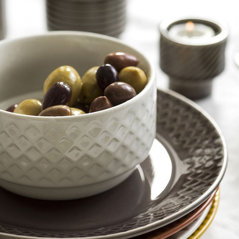 Coffee & More餐盘20cm-灰 - 盘子/餐盘/盘架 - 其他材质 