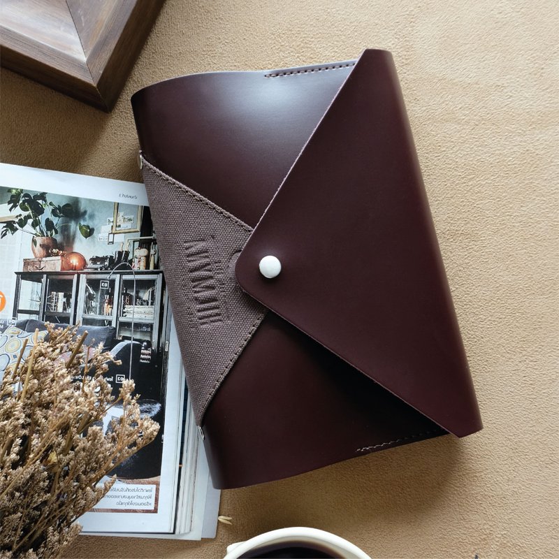 Faux leather Refillable Magnet Notebook A5 (Free name engraving) - BL4 BUJO - 笔记本/手帐 - 人造皮革 多色