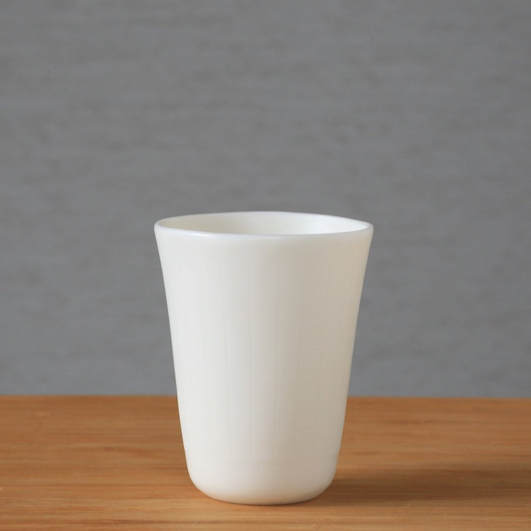 白瓷小杯M-1 - 酒杯/酒器 - 瓷 白色
