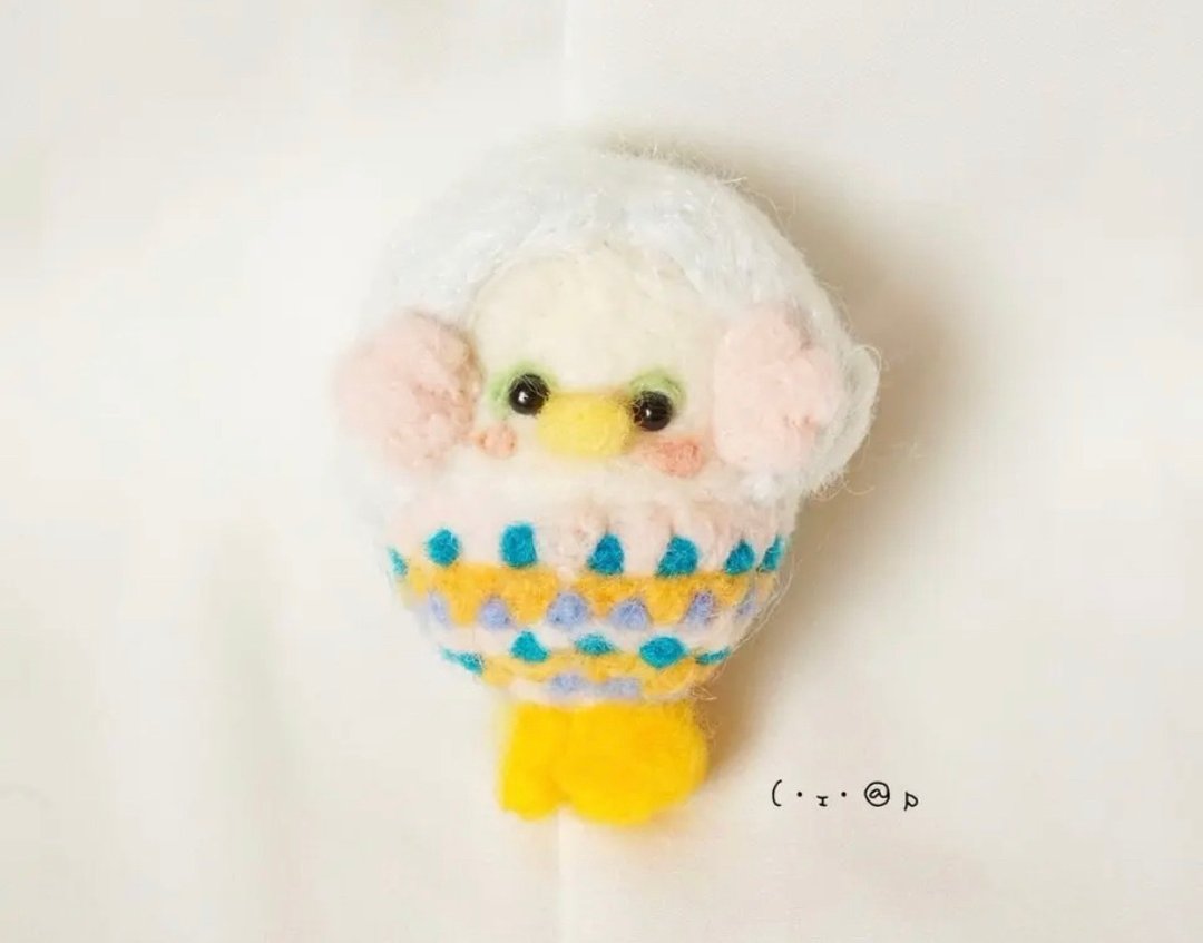 Colorful Amabie [Blue] - 玩具/玩偶 - 羊毛 蓝色