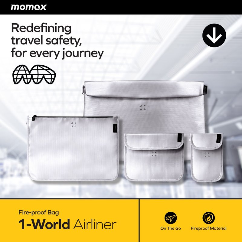 Momax 1-World Airliner 防火袋 - 手机配件 - 其他材质 银色