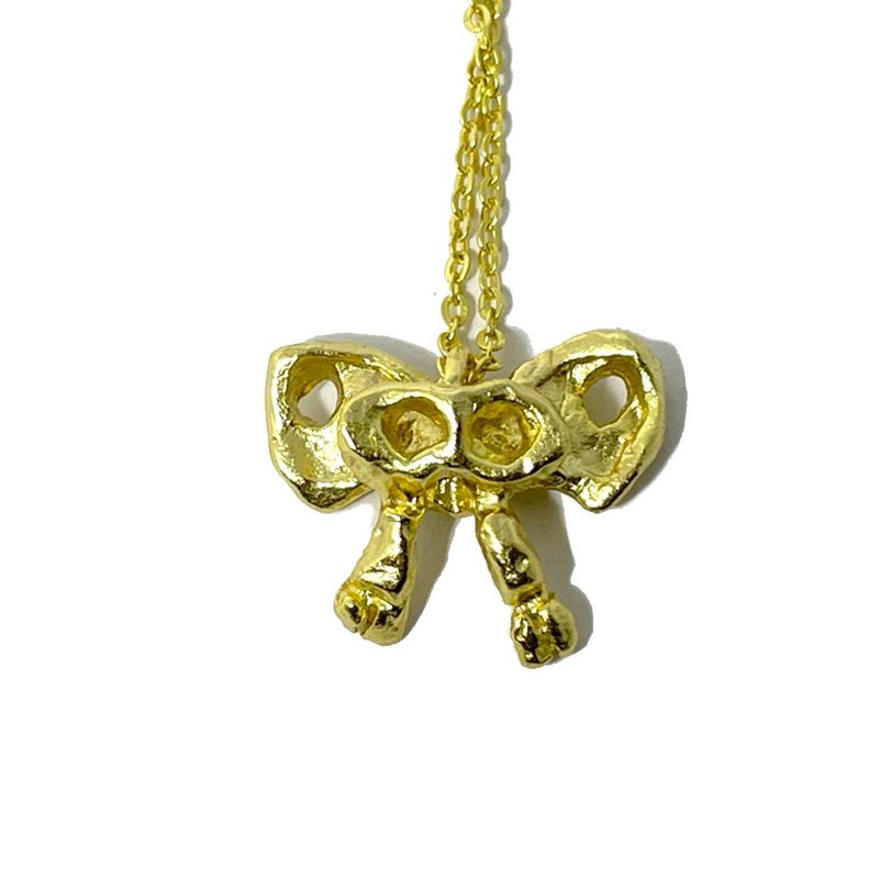 925纯银双面生肖锁骨链- Piggy猪 - 锁骨链 - 纯银 