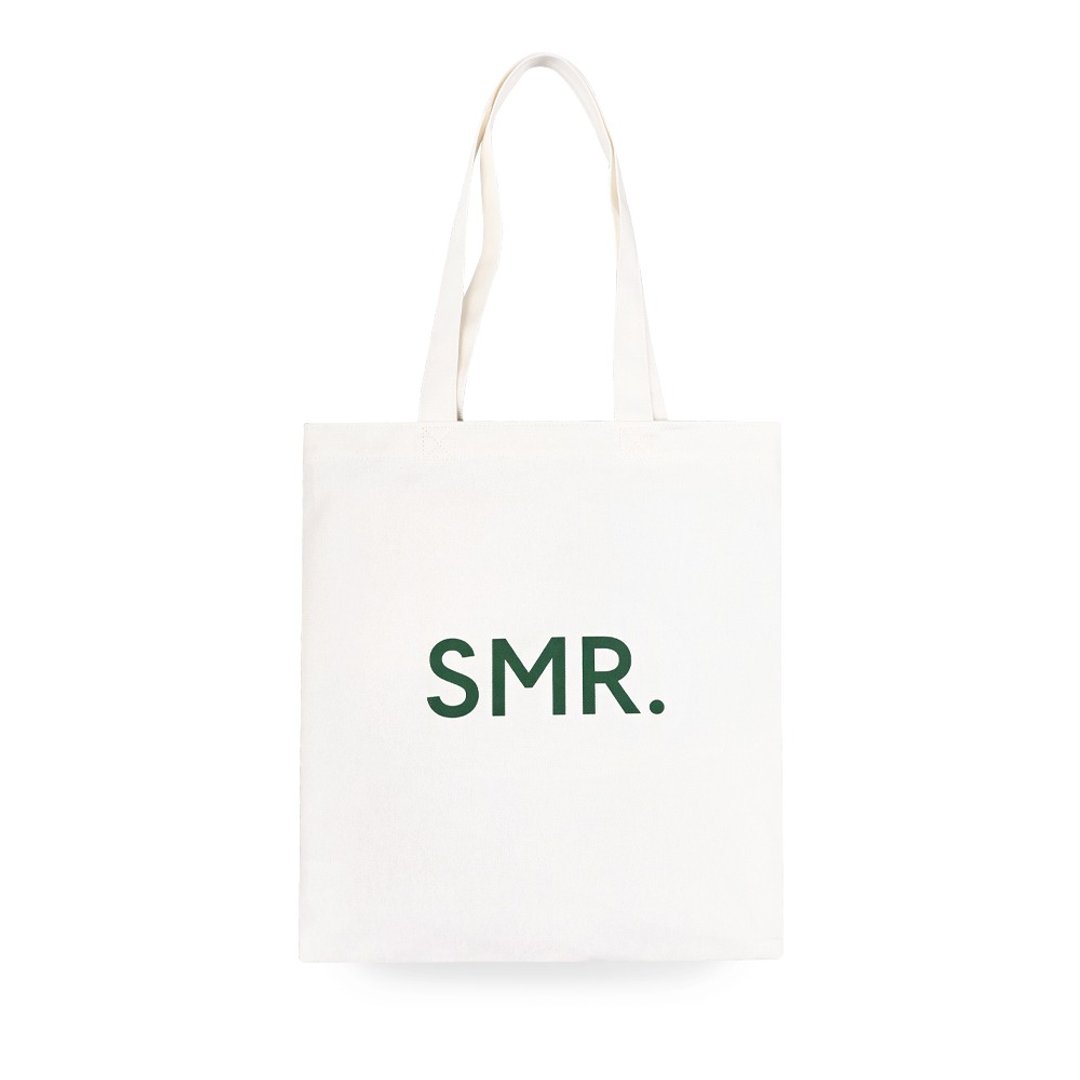 SMR 品牌标志帆布托特包_白色 - 手提包/手提袋 - 其他材质 白色