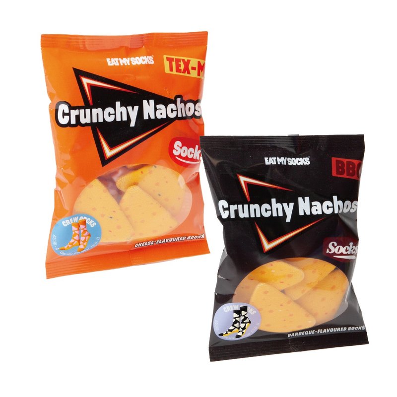 EAT MY SOCKS  / 袜子 / 快餐系列 / 玉米片 造型 潮流 时尚 - 袜子 - 棉．麻 