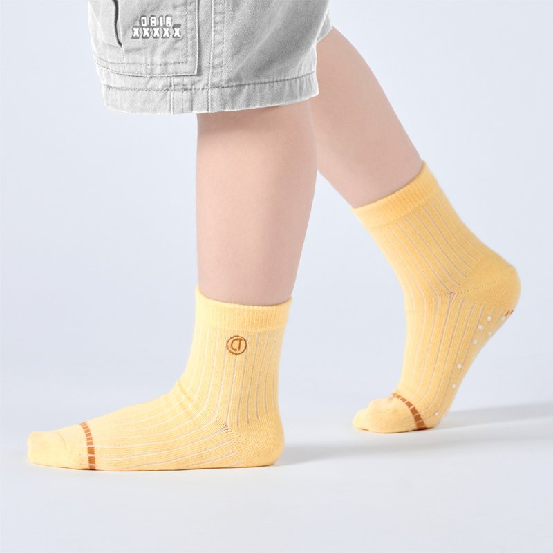 Bloom 中筒童袜 - 黄(1y-9y) - 袜子 - 棉．麻 黄色