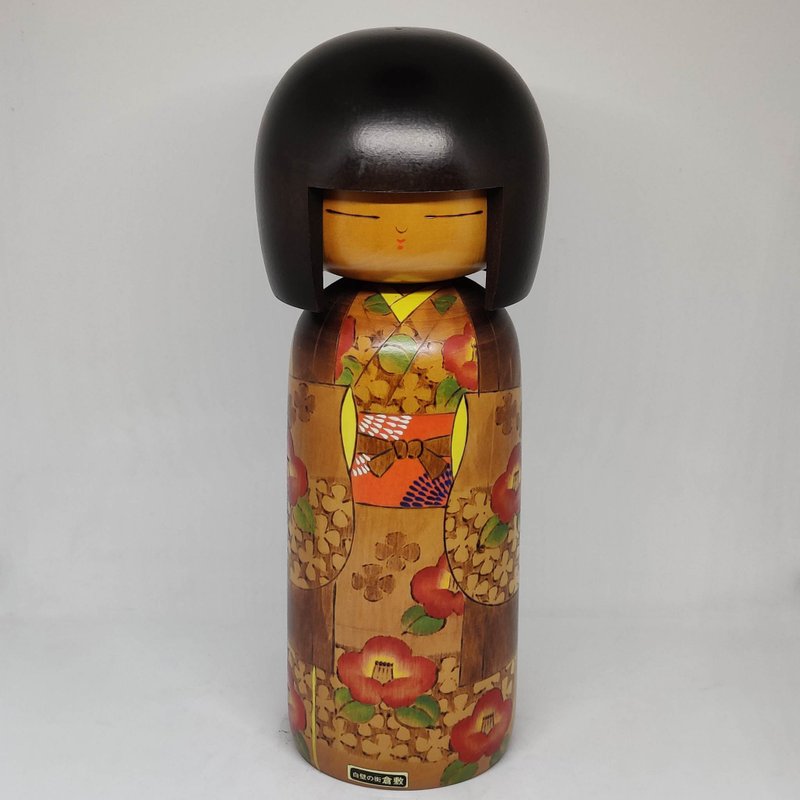 Creative kokeshi doll by Horaku - 玩偶/公仔 - 木头 咖啡色
