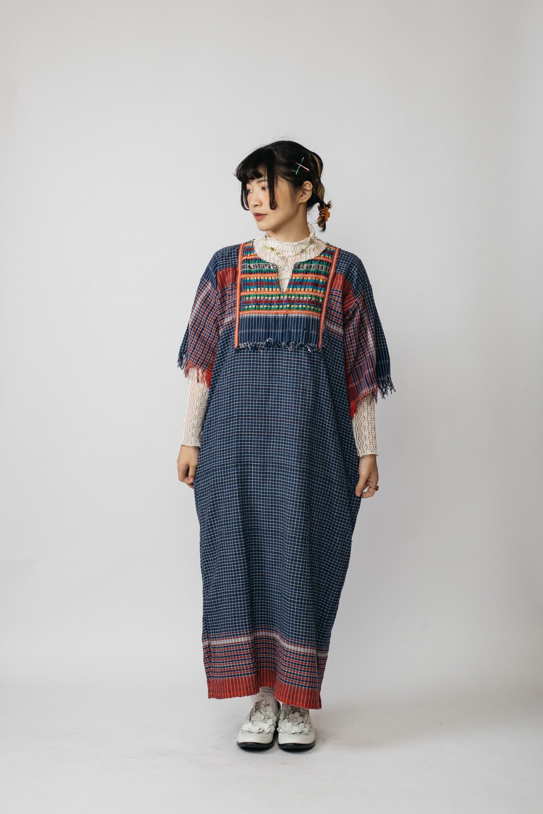 民族刺绣洋装.Embroidery Folk Dress【初恋贩卖所】Vintage.B687 - 洋装/连衣裙 - 棉 