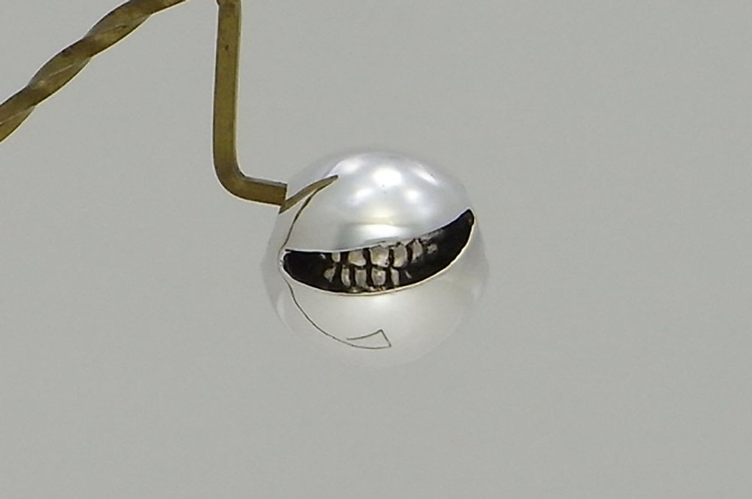 smile ball S_P type: D (s_m-P.64) 【链子另售】 - 项链 - 纯银 银色