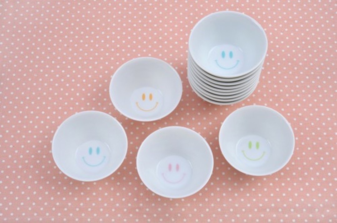 SMILE CUP(L)   PALE BLUE - 碗 - 瓷 蓝色