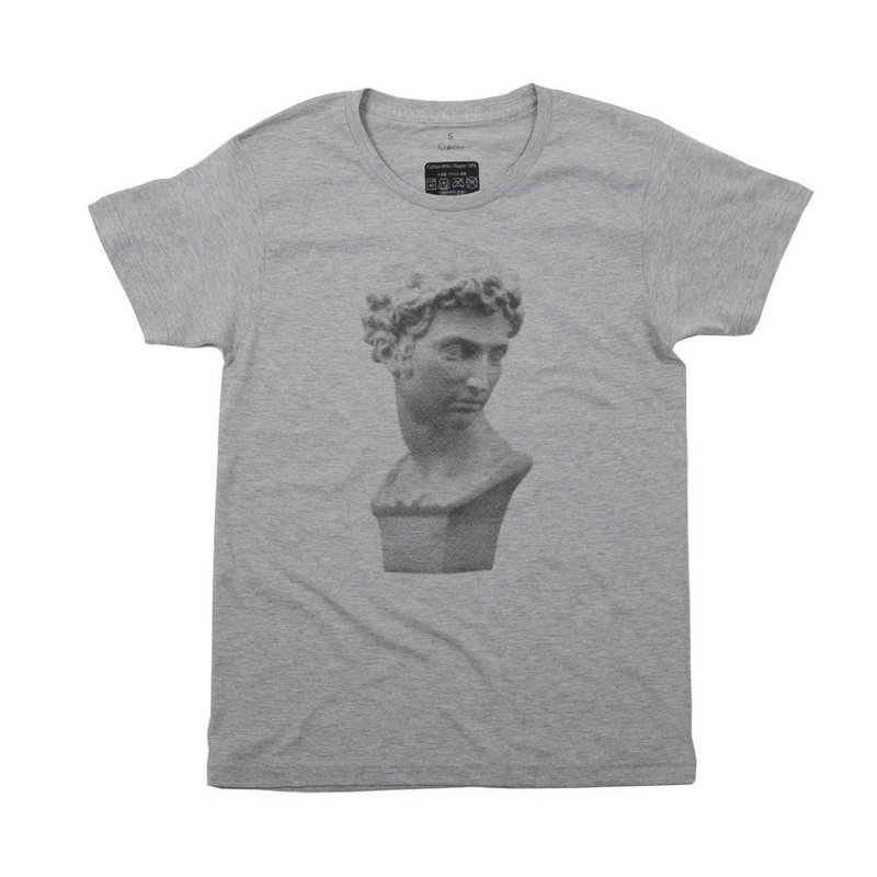 As a gift for college students. Gypsum Julian T-shirt Unisex XS ~ XL size Tcollector - 女装 T 恤 - 棉．麻 灰色