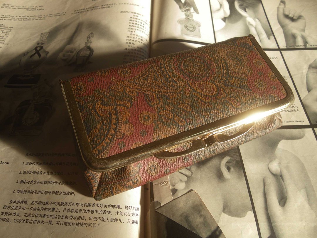 【老时光 OLD-TIME】早期二手老包化妆包 - 收纳用品 - 其他材质 多色
