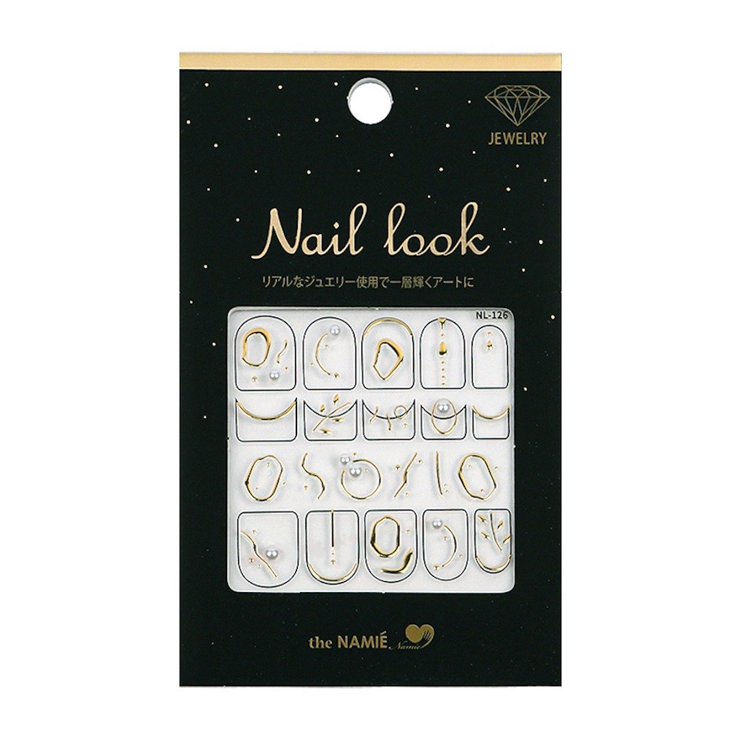 【 DIY 美甲】Nail Look 美甲装饰艺术贴纸 优雅金饰 - 指甲油/指甲贴 - 纸 银色
