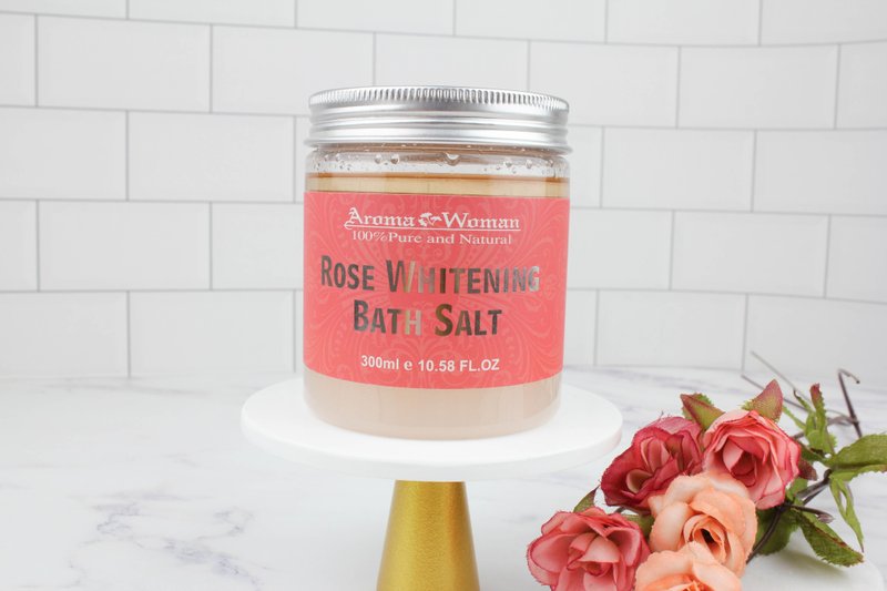 天籁玫瑰嫩白沐浴盐300ml - 沐浴用品 - 其他材质 粉红色