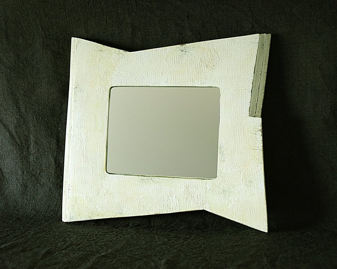 Wall Mirror (stairs) - 墙贴/壁贴 - 木头 白色