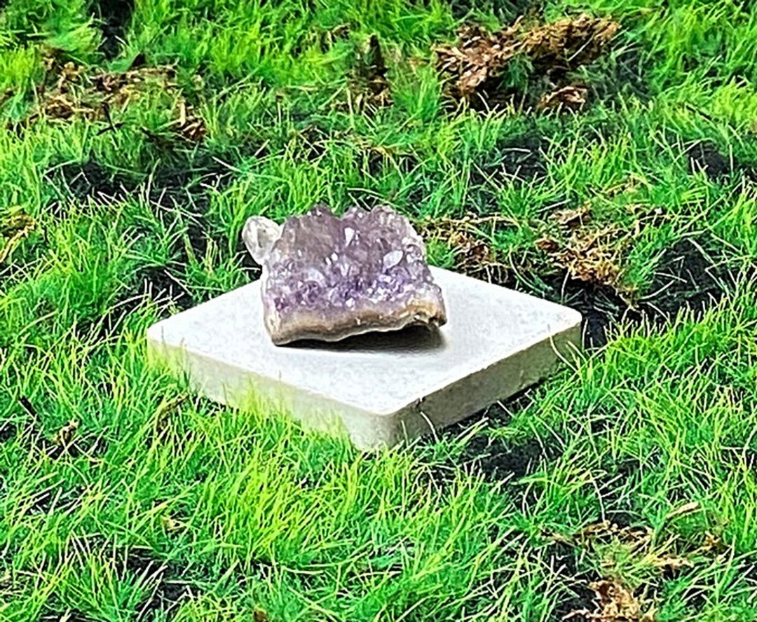 能量摆饰-天然原皮原矿几何紫晶簇 紫水晶 财运水晶 快速出货 - 摆饰 - 水晶 紫色