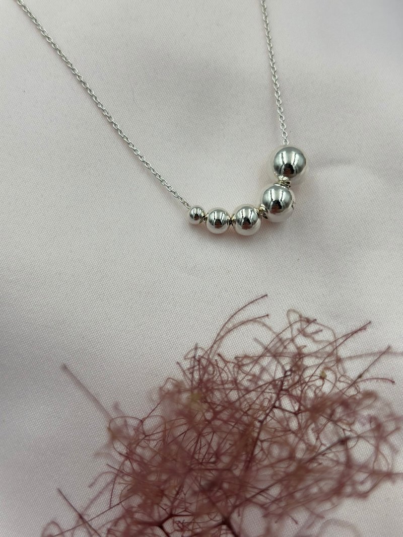 小宇宙行星系列 - 项链 - 纯银 