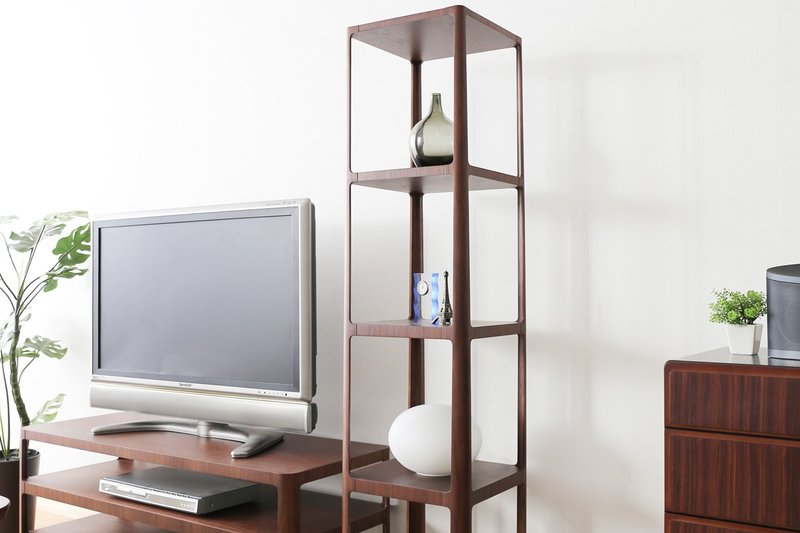 旭川家具 WOW SORAHE 塔 - 衣柜/鞋柜 - 木头 咖啡色