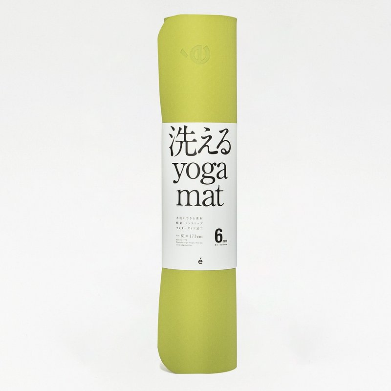 Erugam好洗瑜珈垫6mm 环保瑜珈器材 运动用品 瑜伽垫 礼物 - 瑜珈垫 - 橡胶 绿色