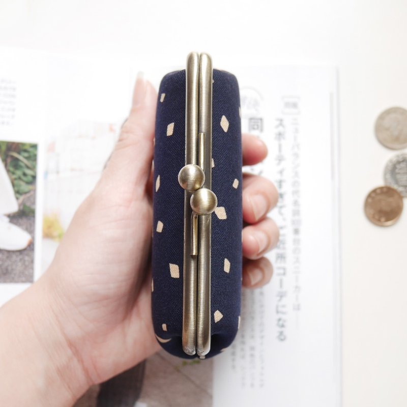 小杯椰果可乐 大嘴巴零钱包 / 口金包 【台湾制造】 - 零钱包 - 其他金属 蓝色