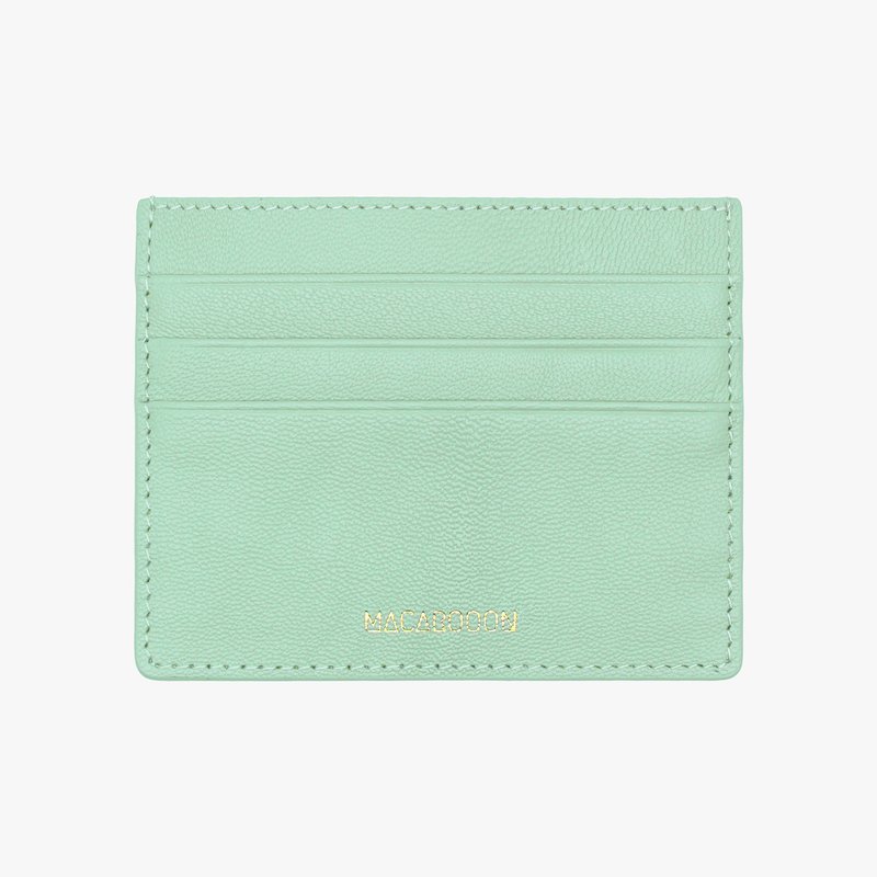 【换季特卖】定制化礼物意大利真皮革卡片套 钱包 卡包_01378 - 皮夹/钱包 - 真皮 绿色