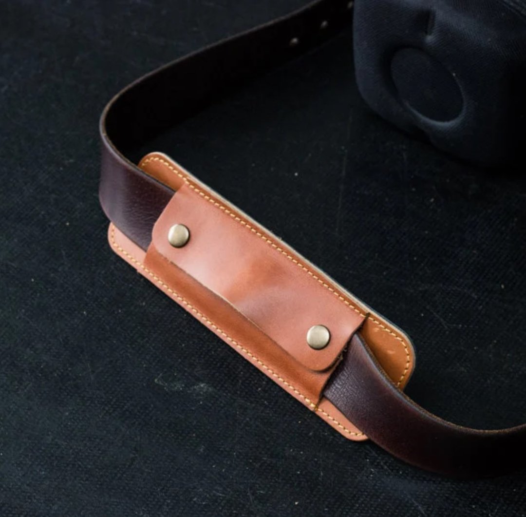 Personalized leather shoulder strap pad, shoulder strap tote bag, - 行李箱/行李箱保护套 - 真皮 多色