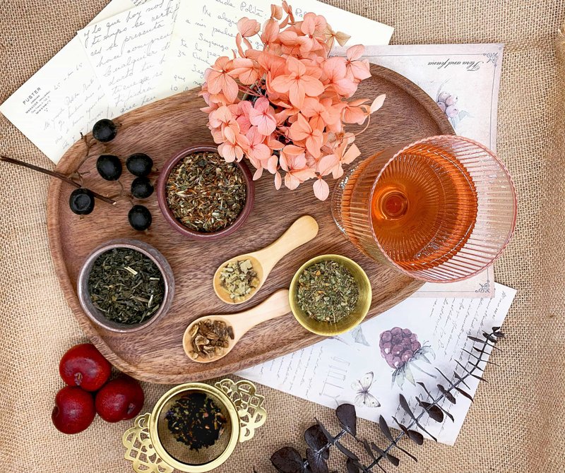 有机花草茶自信美系列 - 日日好美肌 - 茶 - 植物．花 粉红色