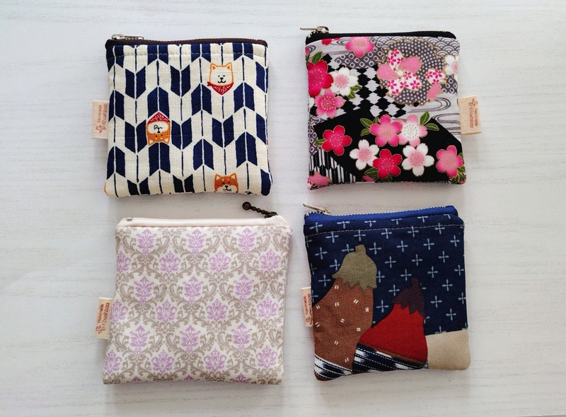 日本产面料零钱包 - 零钱包 - 棉．麻 多色