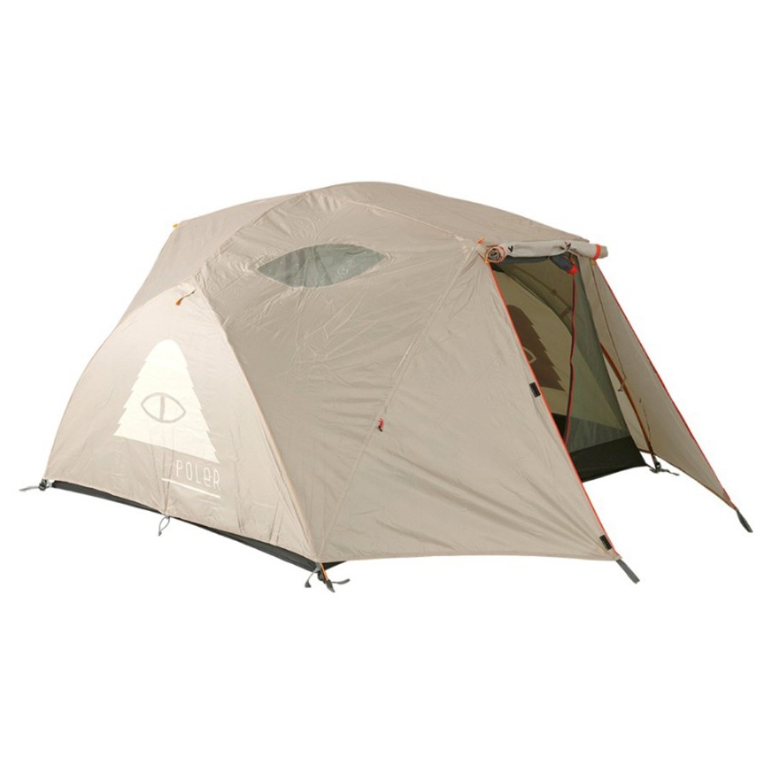POLER TWO MAN TENT 双人帐篷 沙色 限量商品 - 露营用品 - 聚酯纤维 卡其色