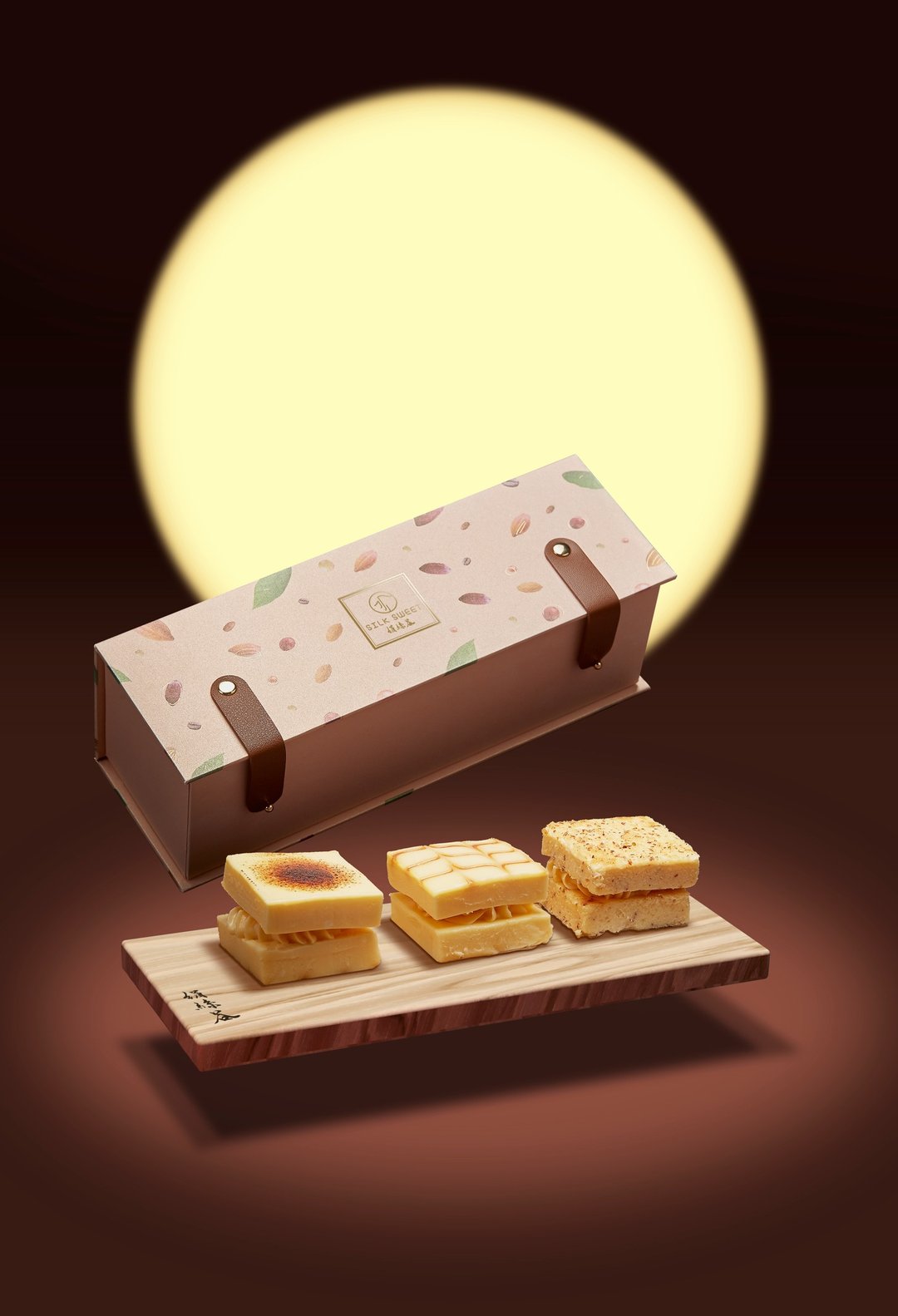涵心经典熟成奶酪蛋糕礼盒 3入 - 蛋糕/甜点 - 新鲜食材 金色