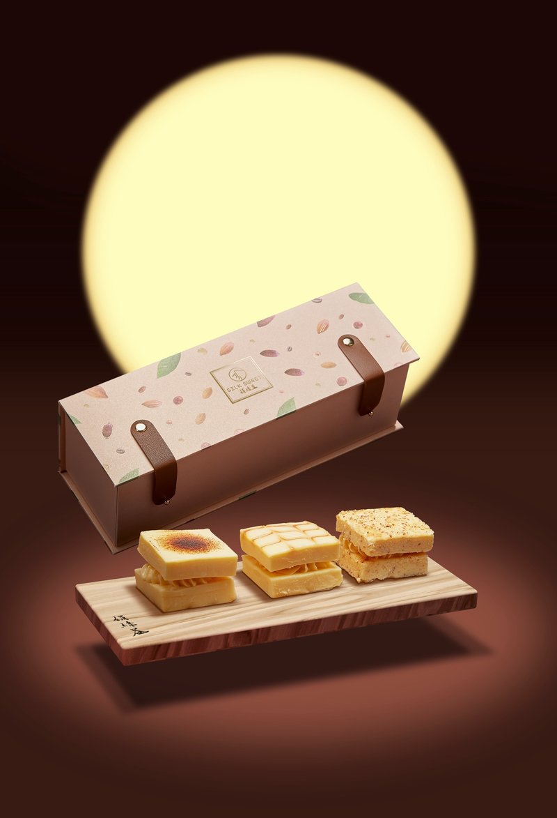 涵心经典熟成奶酪蛋糕礼盒 3入 - 蛋糕/甜点 - 新鲜食材 金色