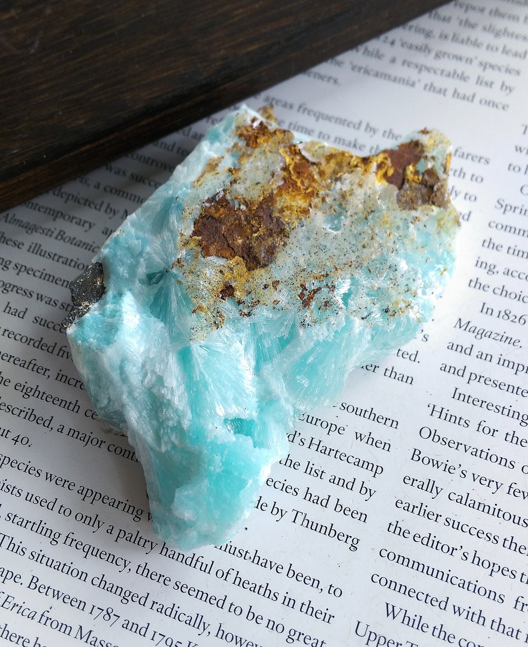 Blue Aragonite 云南产地  蓝文石 蓝霰石 天然矿石 原矿 - 摆饰 - 其他材质 