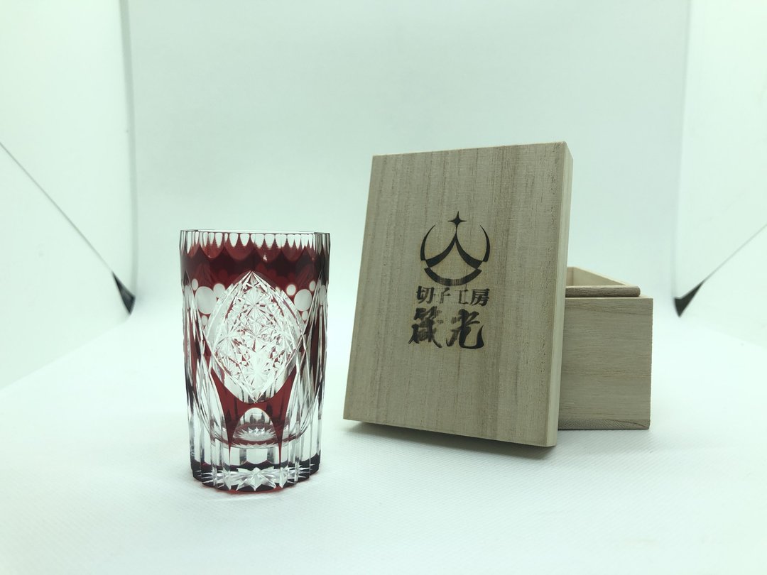 Celebration shot glass - 玻璃杯 - 玻璃 红色