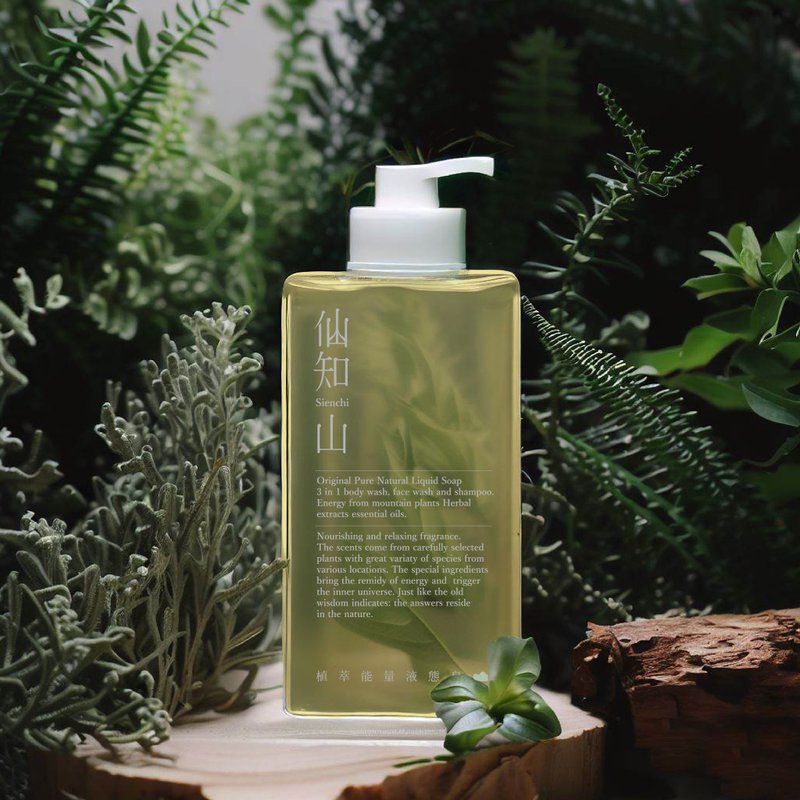 仙知山 灵艾植萃液态皂 限时买一送一  (洗沐三合一 洗脸 净化) - 沐浴用品 - 其他材质 