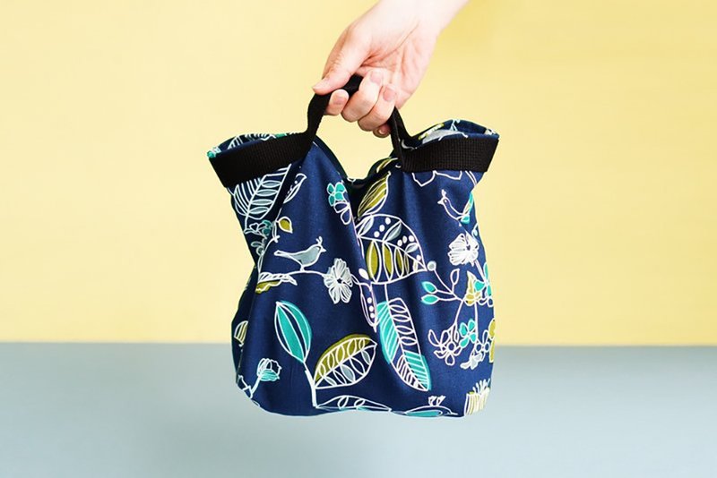 午餐包 放得下大乐扣便当盒 挑布订制 生日礼物 - 手提包/手提袋 - 棉．麻 多色