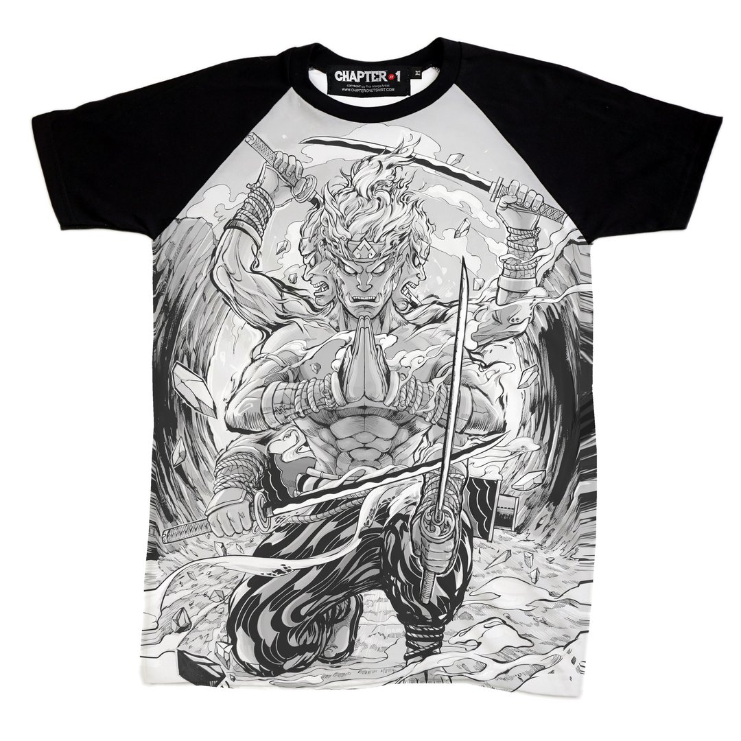 Asura The Devil God Yami Chapter One T-shirt - 男装上衣/T 恤 - 棉 白色