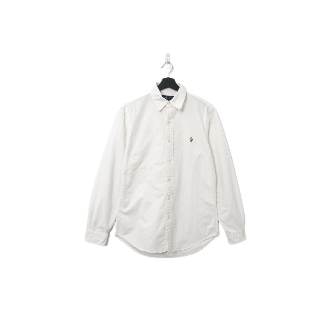Back to Green-品牌衬衫 Polo纯白色卡其标 LP-22//vintage shirt - 男装衬衫 - 棉．麻 