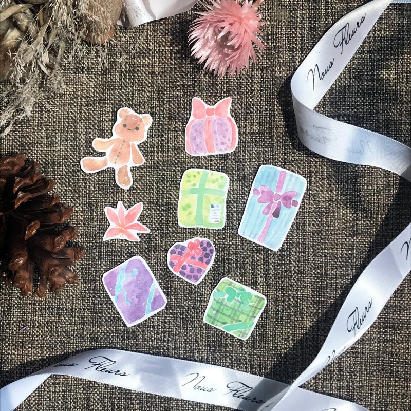 神秘小礼物贴纸包 - 贴纸 - 纸 多色