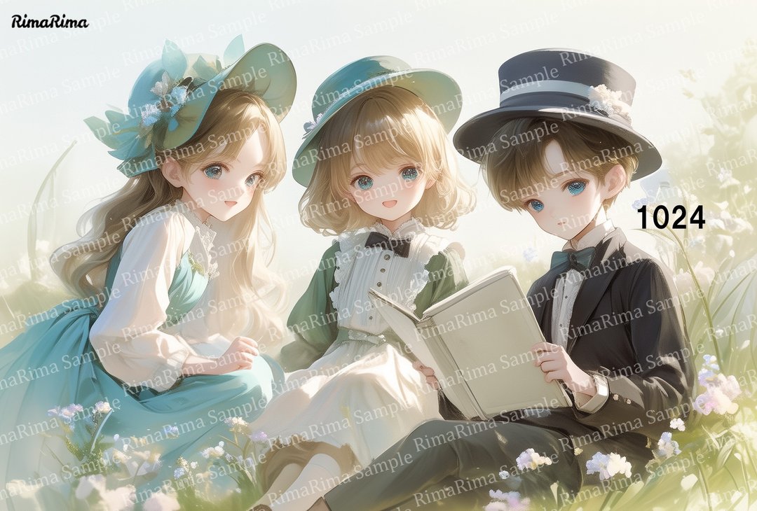 1024 原创贴纸 原创人物贴纸 贴纸 标签 りまりま RimaRima - 贴纸 - 纸 