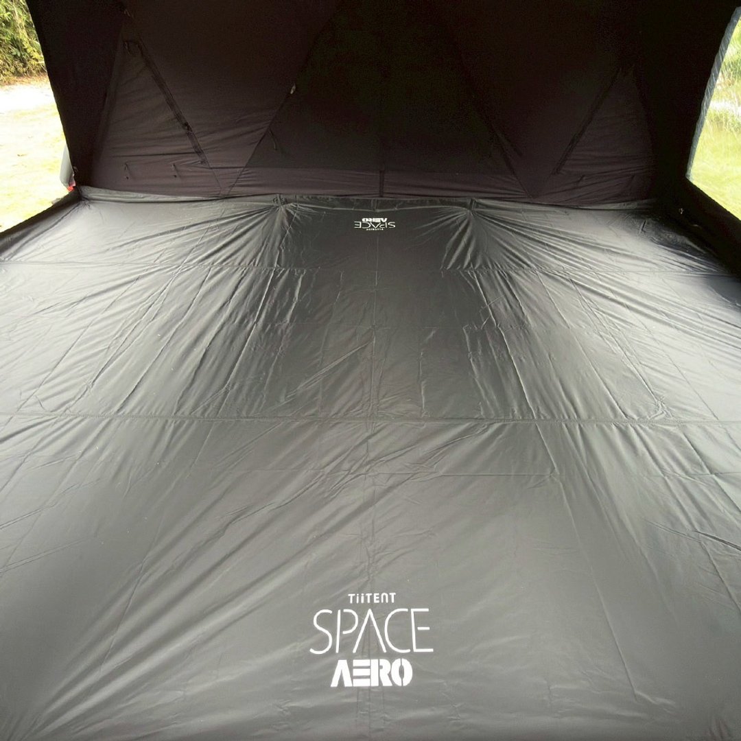 SPACE AERO 浴缸型地布 - 露营用品 - 防水材质 黑色