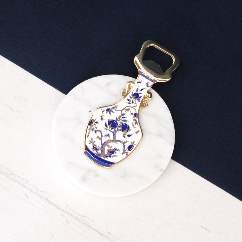 国宝蓝-福寿如意彩金开瓶器 - 开瓶器/开罐器 - 其他金属 蓝色