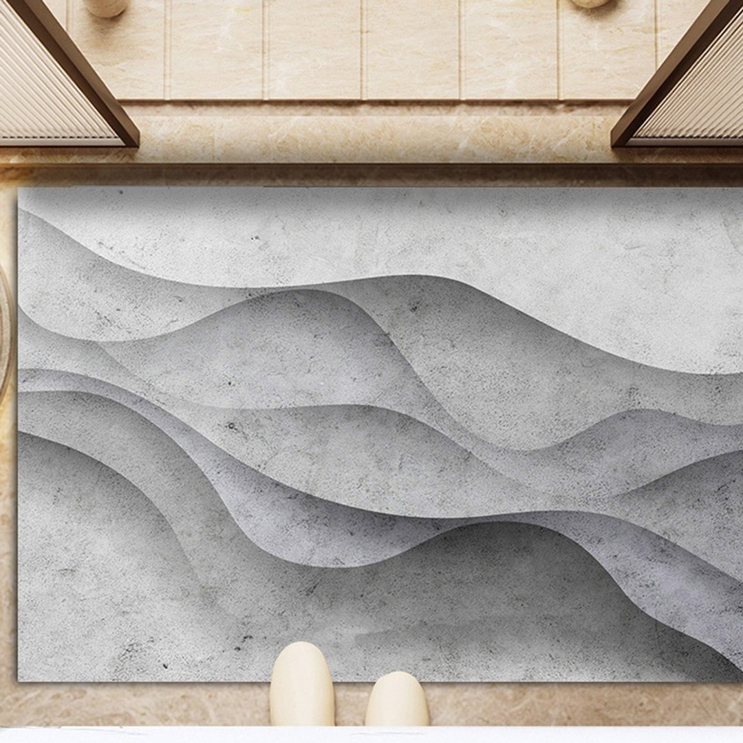 QIDINA 40x60cm 质感台湾独家设计硅藻土吸水软地垫 - 地垫/地毯 - 橡胶 多色