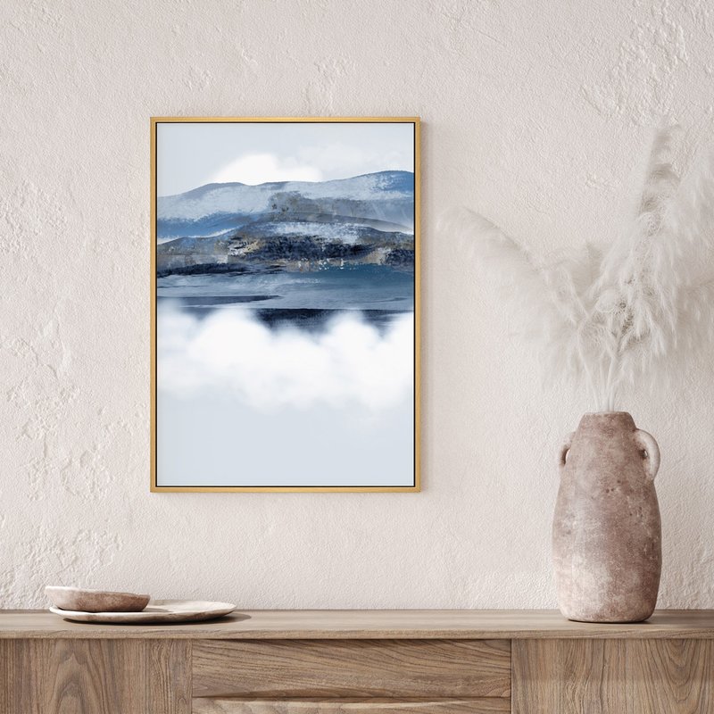 映像山间I-卧房挂画/客厅/商业空间/玄关/装饰画/自然/山间/山水 - 海报/装饰画/版画 - 棉．麻 透明
