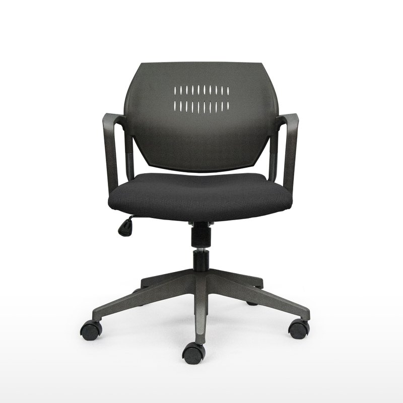 IMPRESSA | 设计师办公椅 - 黑 x 黑座 - 椅子/沙发 - 其他金属 黑色