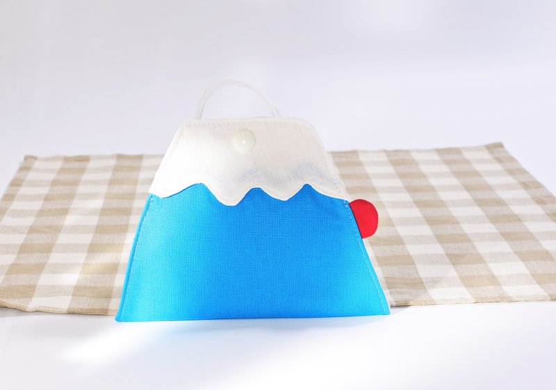 富士山 口罩收纳夹/口罩暂放袋 Mask Keeper - 口罩 - 棉．麻 