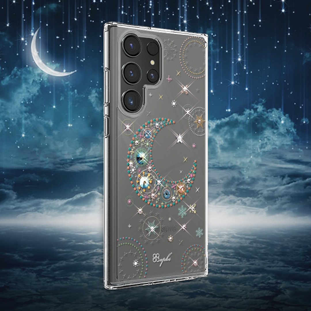 Samsung S26/S25/S24/S23系列 轻薄军规防摔水晶彩钻手机壳 - 星月 - 手机壳/手机套 - 其他材质 多色