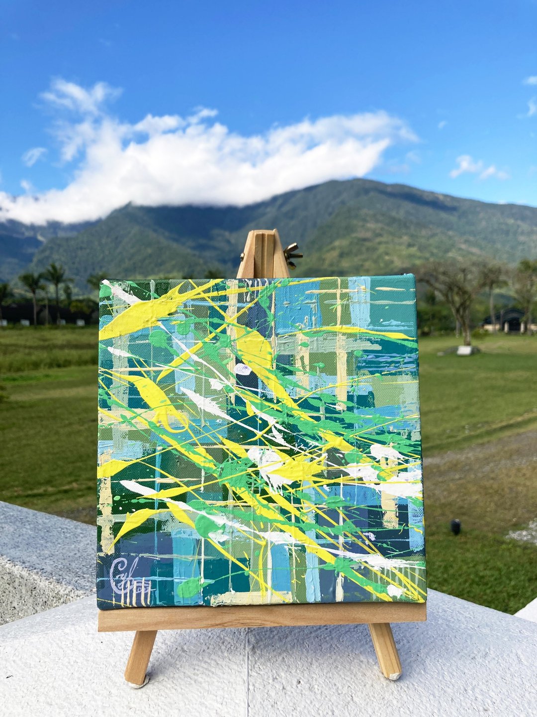抽象绘画－梦就像这样6  abstract painting Dream Like This 6 - 订制画像 - 棉 多色