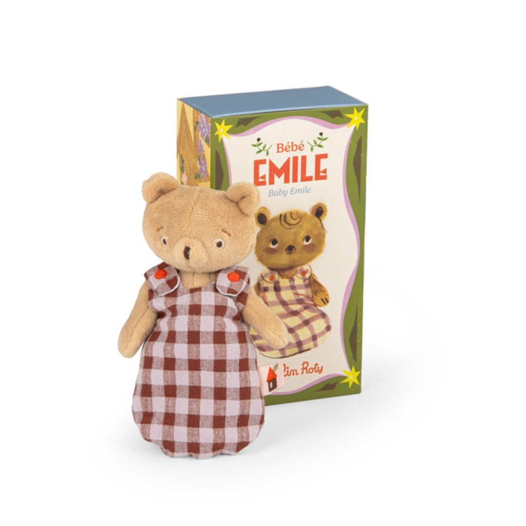 法国 Moulin Roty 米努奇卡斯系列Baby小熊艾米莉玩偶礼盒 - 玩具/玩偶 - 聚酯纤维 多色