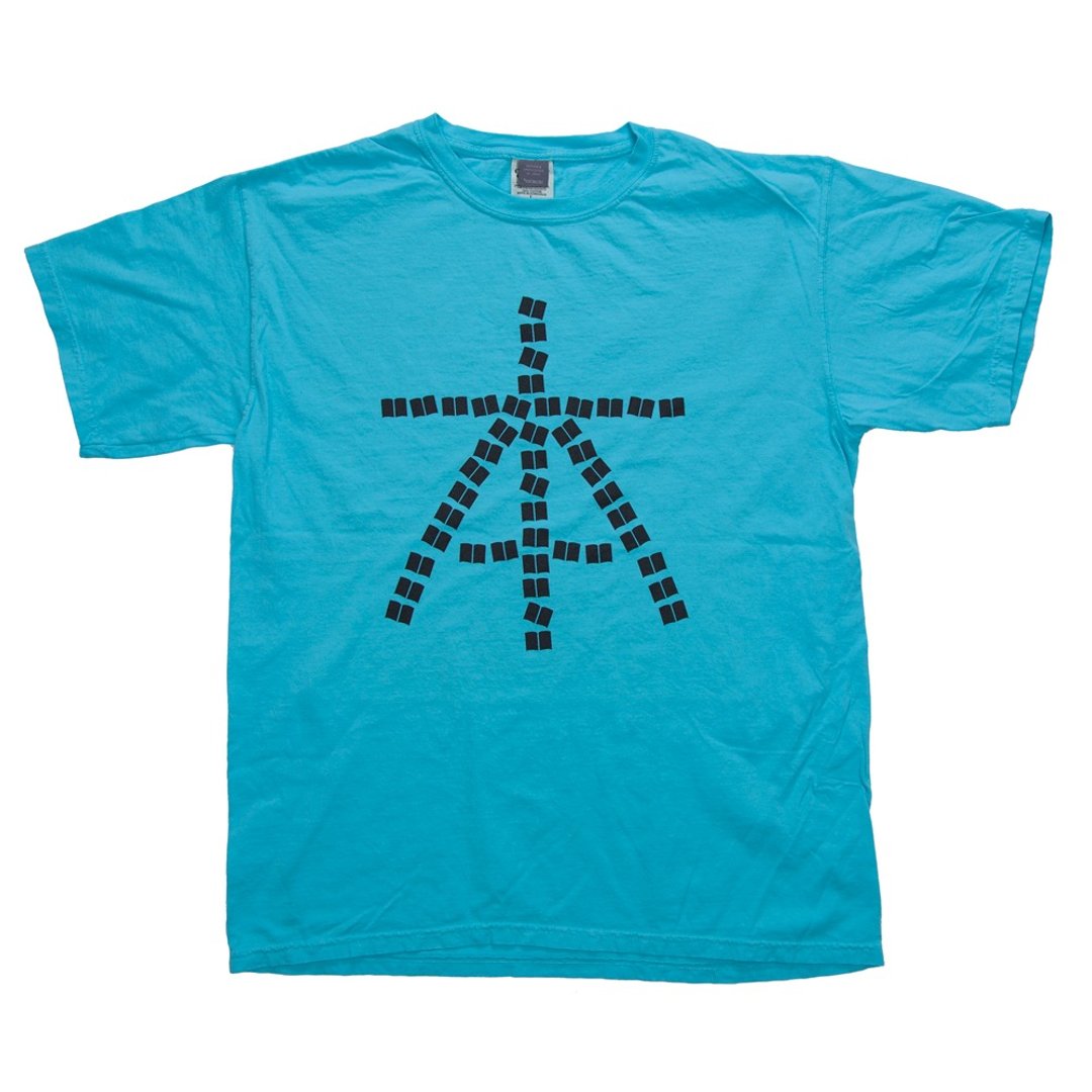 Book Print T-shirt Unisex S ~ XL size Tcollector - 中性连帽卫衣/T 恤 - 棉 蓝色