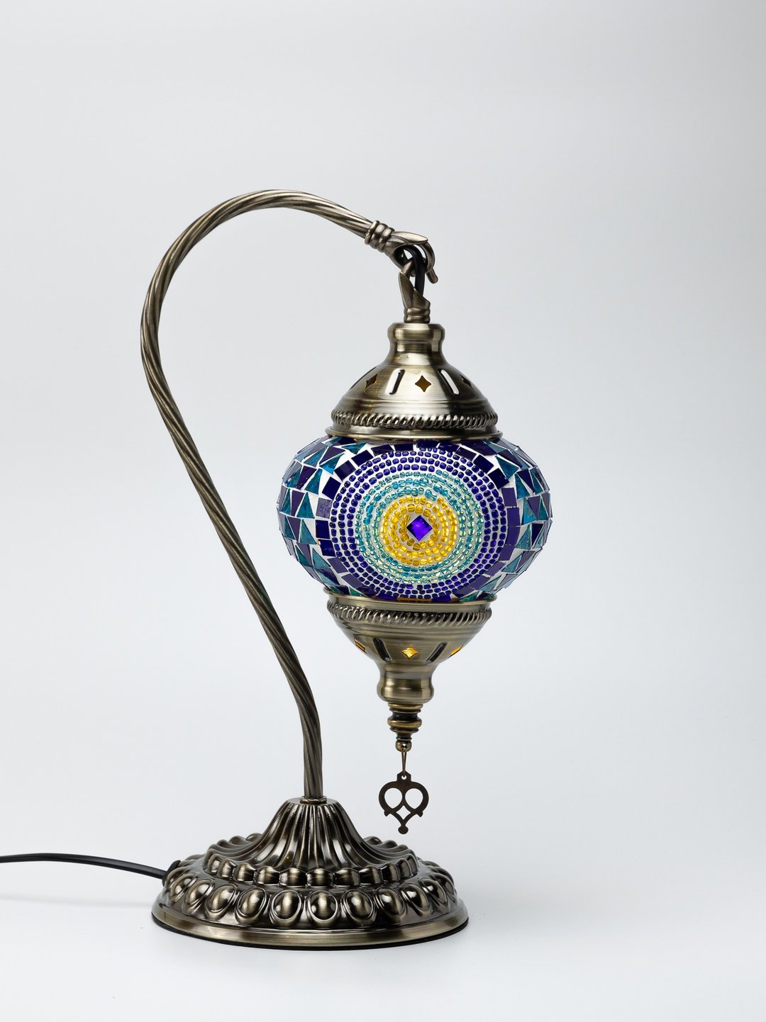 马赛克天鹅灯 Turkish Mosaic Swan Lamp - 灯具/灯饰 - 玻璃 多色