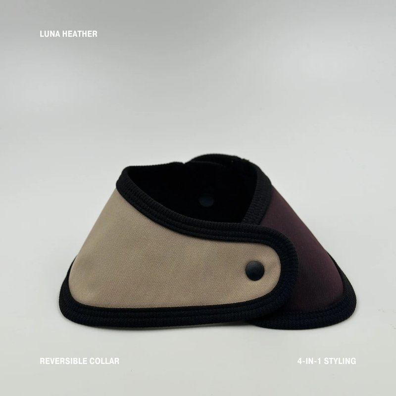 Zuuie Luna Heather 百搭宠物围巾/颈圈 - 杏色 - 项圈/牵绳 - 聚酯纤维 卡其色